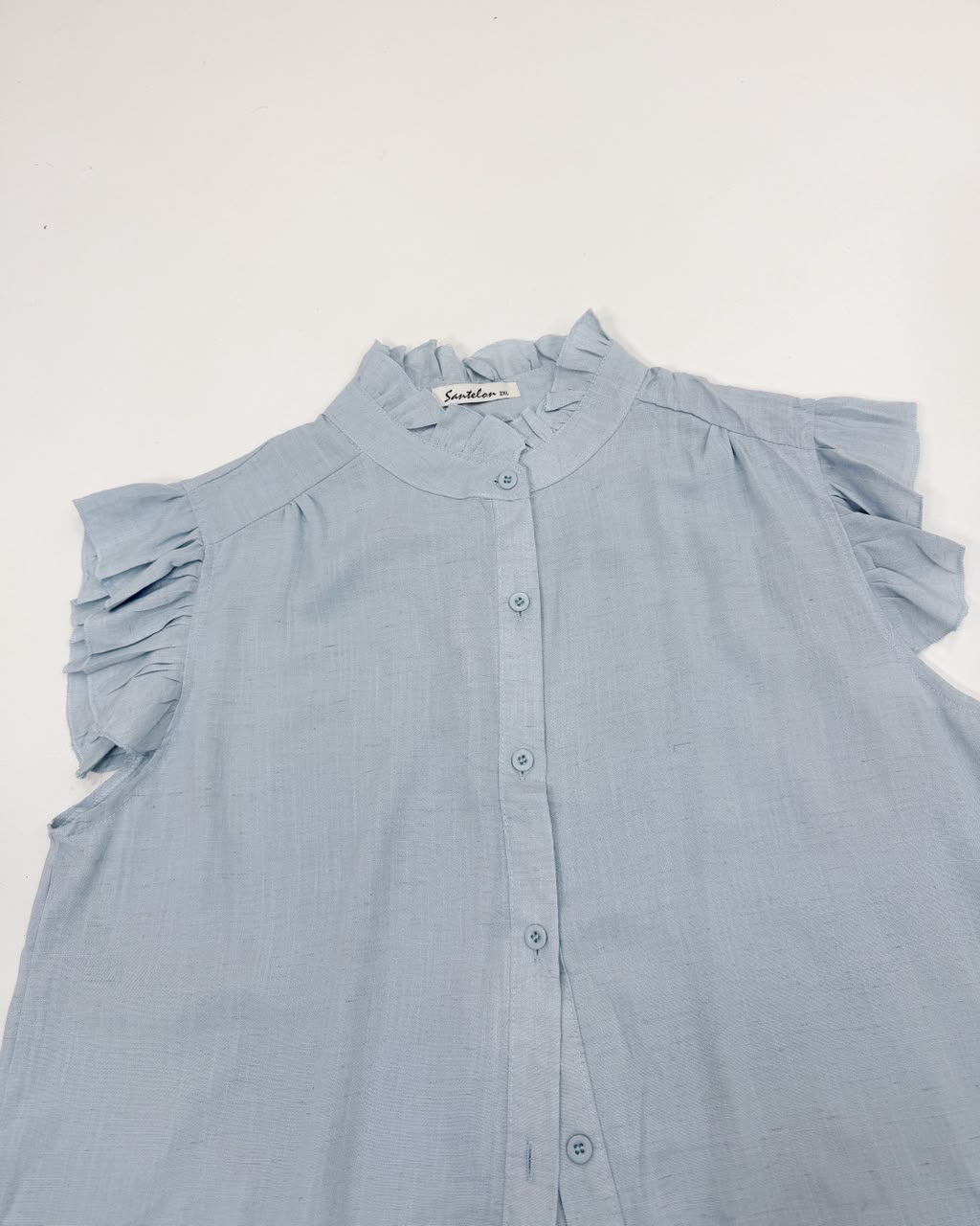 CAMISA SIN MANGA VOLADO 6053 - Imagen 7