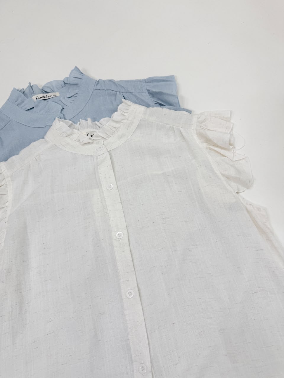 CAMISA SIN MANGA VOLADO 6053 - Imagen 8
