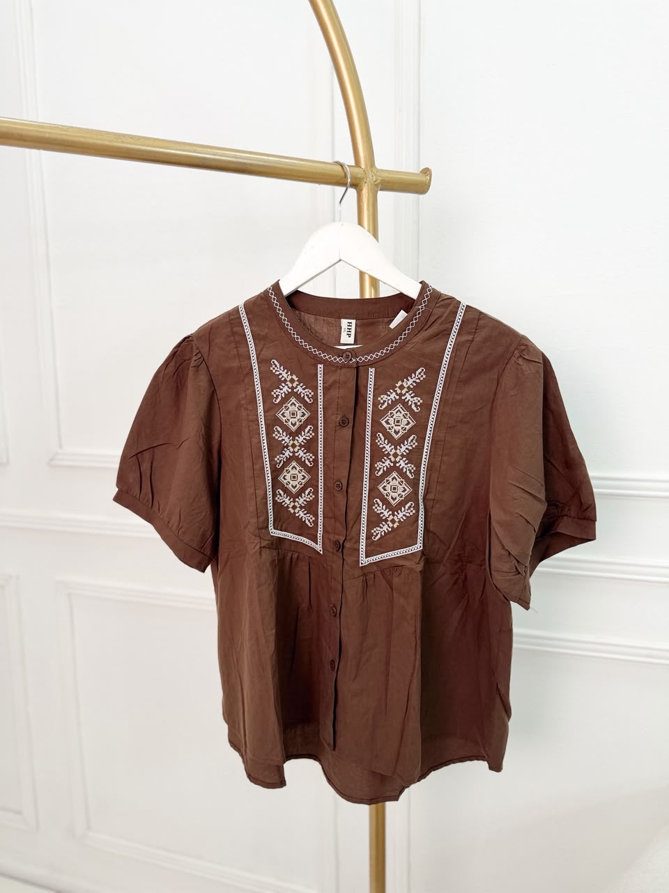 CAMISOLA BORDADA EN PECHO - Imagen 6