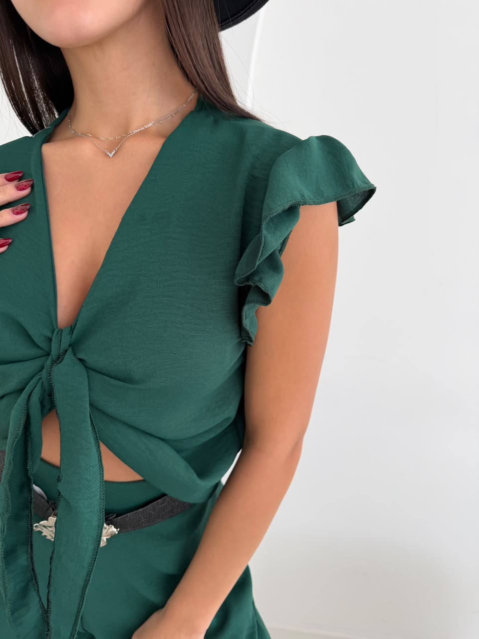 REMERA MALVINA DE CEY CON VOLADOS - Imagen 5